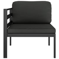 Thumbnail for Modular-Sofa-Eckteil 1 Stk. mit Kissen Aluminium Anthrazit