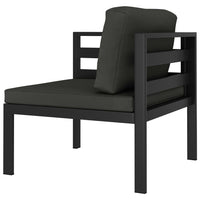 Thumbnail for Modular-Sofa-Eckteil 1 Stk. mit Kissen Aluminium Anthrazit