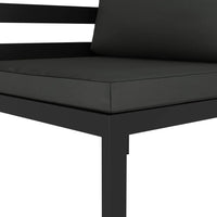 Thumbnail for Modular-Sofa-Eckteil 1 Stk. mit Kissen Aluminium Anthrazit