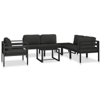 Thumbnail for Modular-Sofa-Eckteil 1 Stk. mit Kissen Aluminium Anthrazit