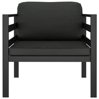 Thumbnail for Einzelsofa mit Kissen Aluminium Anthrazit