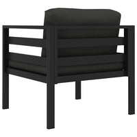 Thumbnail for Einzelsofa mit Kissen Aluminium Anthrazit