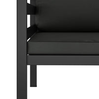 Thumbnail for Einzelsofa mit Kissen Aluminium Anthrazit