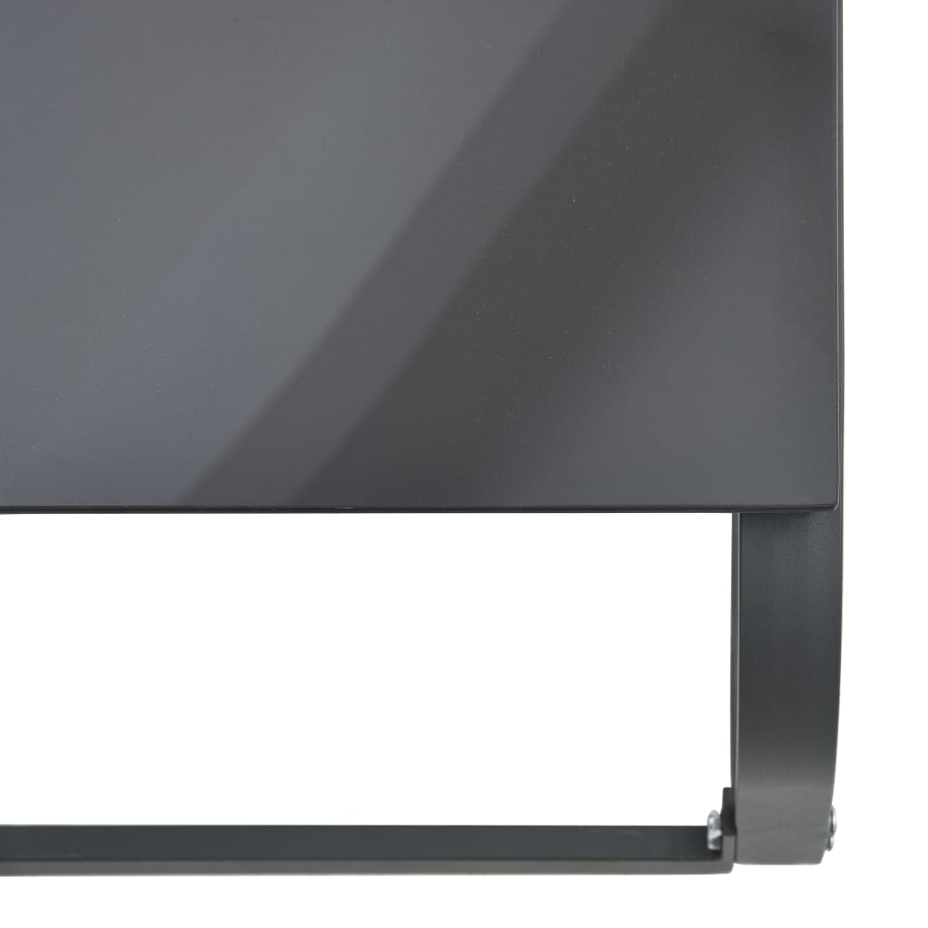 Sonnenliegen 2 Stk. mit Tisch Textilene und Aluminium