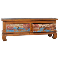 Thumbnail for TV-Schrank 110x35x40 cm Teak Altholz