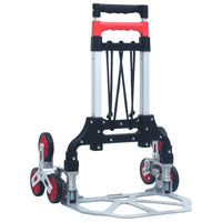 Thumbnail for Treppen-Transportwagen Klappbar 70 kg Aluminium Silbern