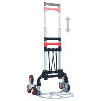 Thumbnail for Treppen-Transportwagen Klappbar 70 kg Aluminium Silbern