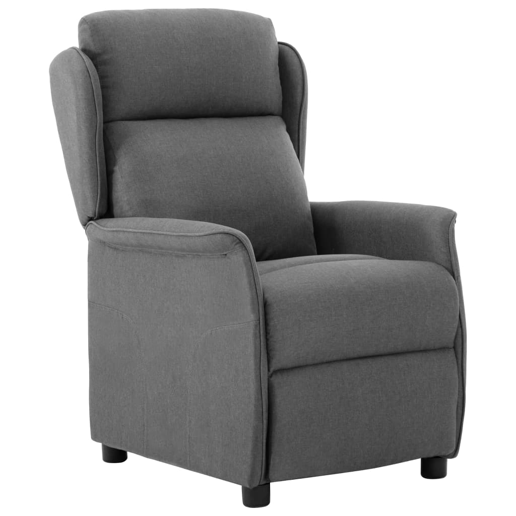 Relaxsessel Hellgrau Stoff