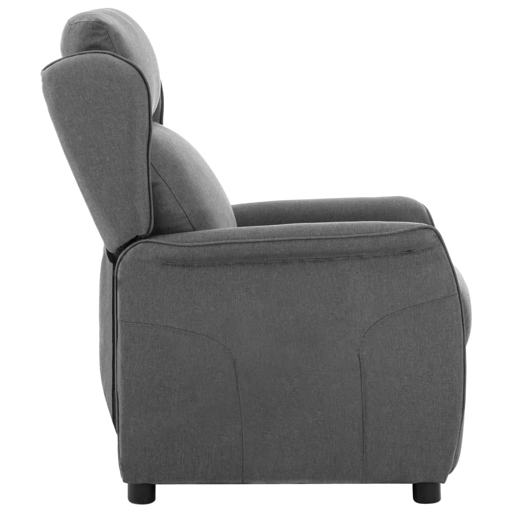 Relaxsessel Hellgrau Stoff