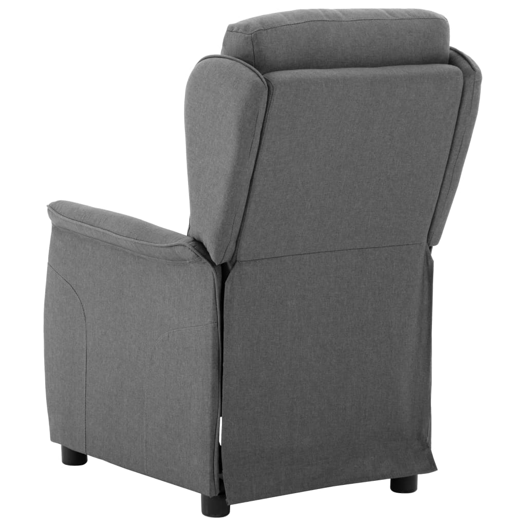 Relaxsessel Hellgrau Stoff