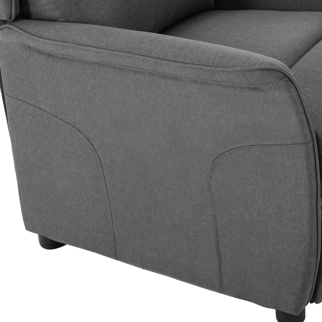 Relaxsessel Hellgrau Stoff