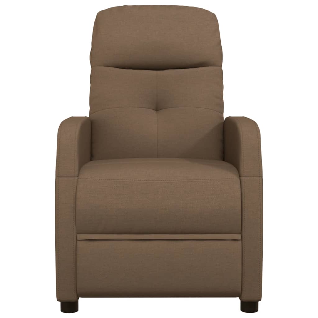 Massagesessel Braun Stoff