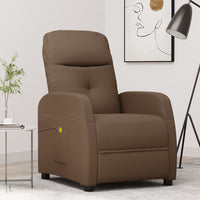 Thumbnail for Massagesessel Braun Stoff