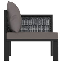 Thumbnail for Sofa-Eckelement mit Linker Armlehne Poly Rattan Anthrazit