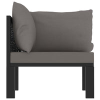 Thumbnail for Sofa-Eckelement mit Linker Armlehne Poly Rattan Anthrazit