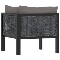 Thumbnail for Sofa-Eckelement mit Linker Armlehne Poly Rattan Anthrazit