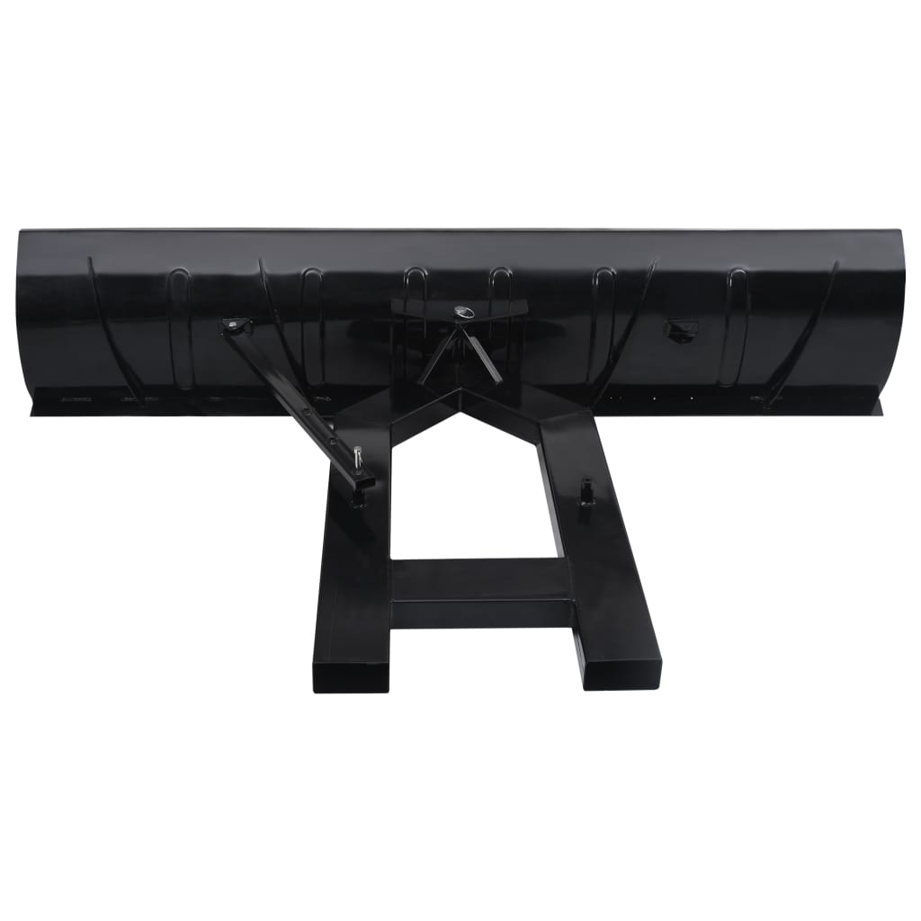 Schneepflug für Gabelstapler 200x48 cm Schwarz