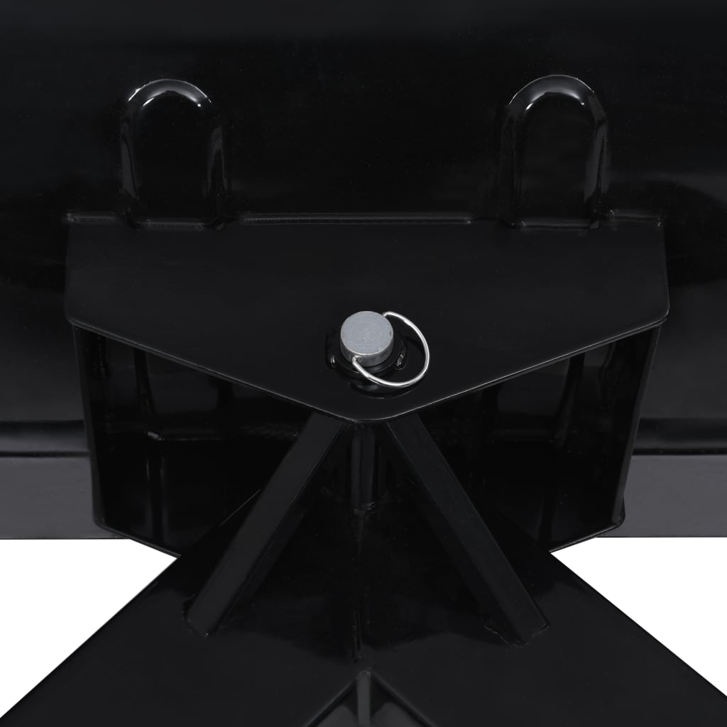 Schneepflug für Gabelstapler 200x48 cm Schwarz