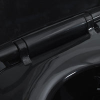 Thumbnail for Hohe Spülrandlose Toilette Soft-Close 7cm Höher Keramik Schwarz