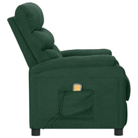 Thumbnail for Massagesessel Dunkelgrün Stoff