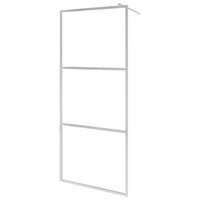 Thumbnail for Begehbare Duschwand mit voll mattiertem ESG-Glas 140x195 cm