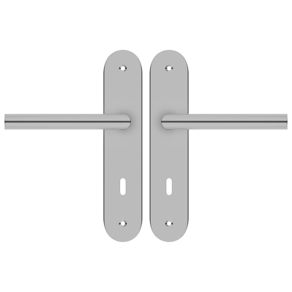 Türgriff-Set 2 Stk. Buntbart Edelstahl