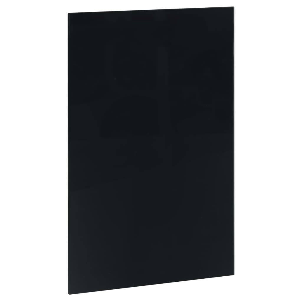 Schlüsselkasten mit Magnettafel Schwarz 30x20x5,5 cm