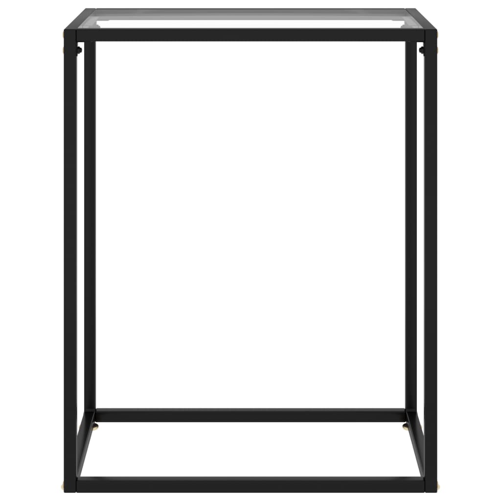 Konsolentisch Transparent 60x35x75 cm Hartglas