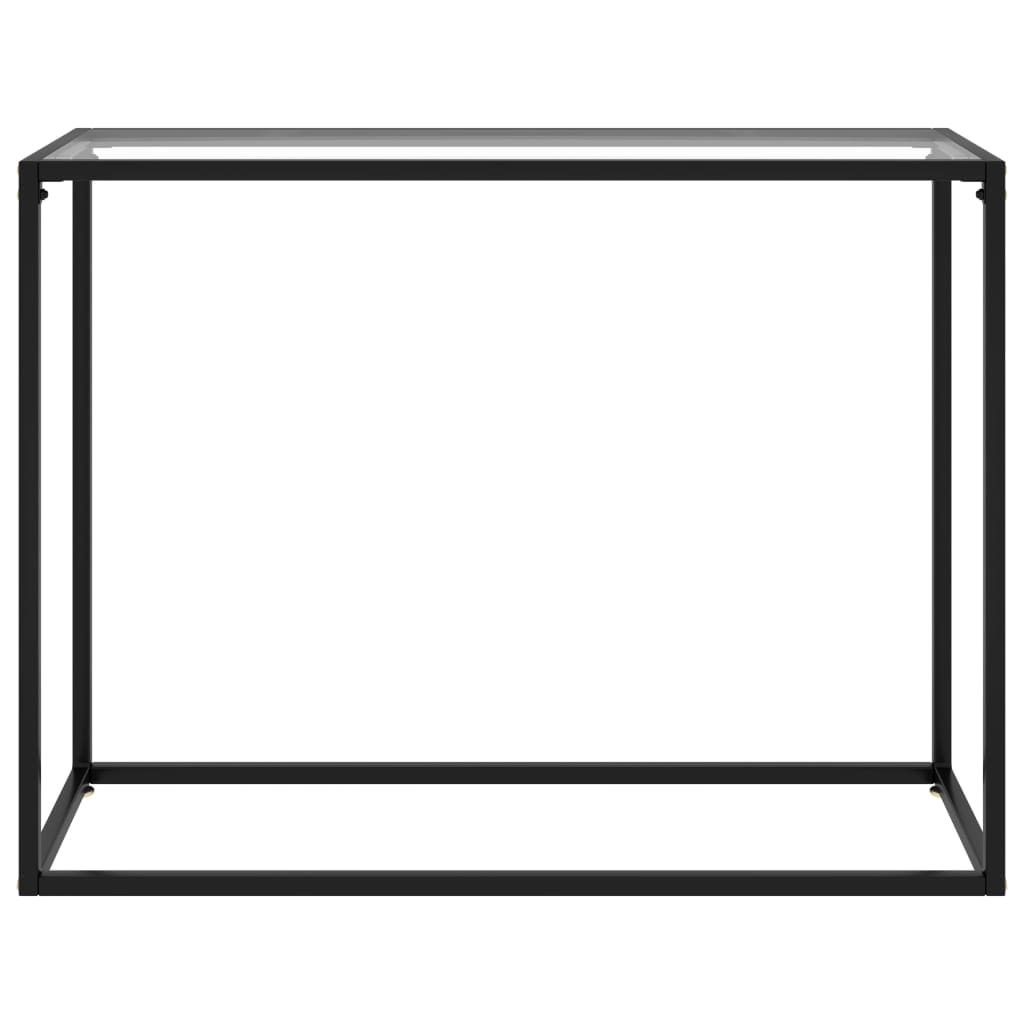 Konsolentisch Transparent 100x35x75 cm Hartglas