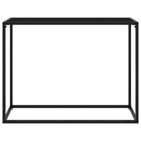 Thumbnail for Konsolentisch Schwarz 100x35x75 cm Hartglas