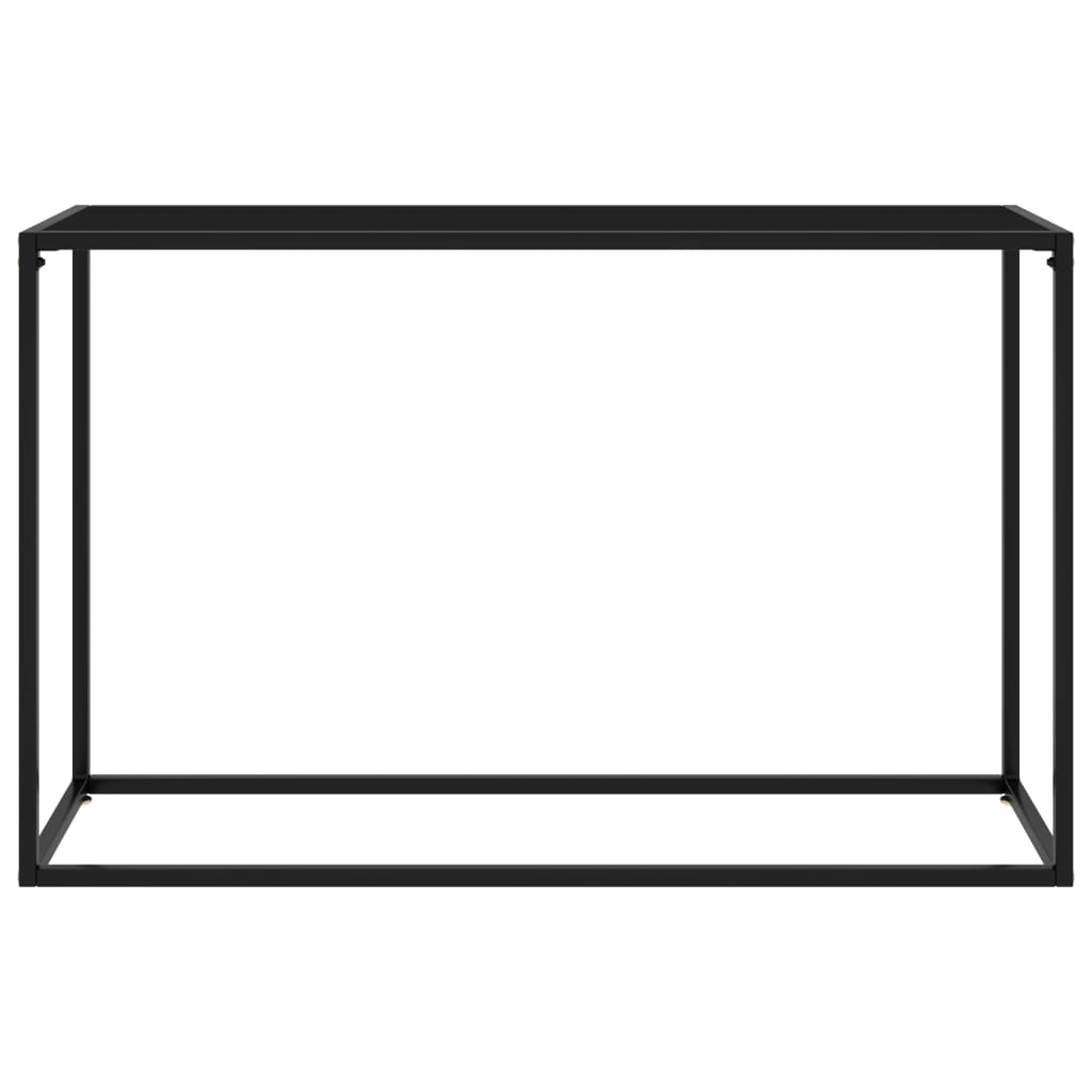 Konsolentisch Schwarz 120x35x75 cm Hartglas