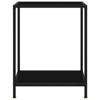 Thumbnail for Konsolentisch Schwarz 60x35x75 cm Hartglas
