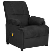Thumbnail for Massagesessel Schwarz Wildleder-Optik