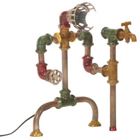 Thumbnail for Standleuchte Industriestil Wasserrohr-Design Eisen