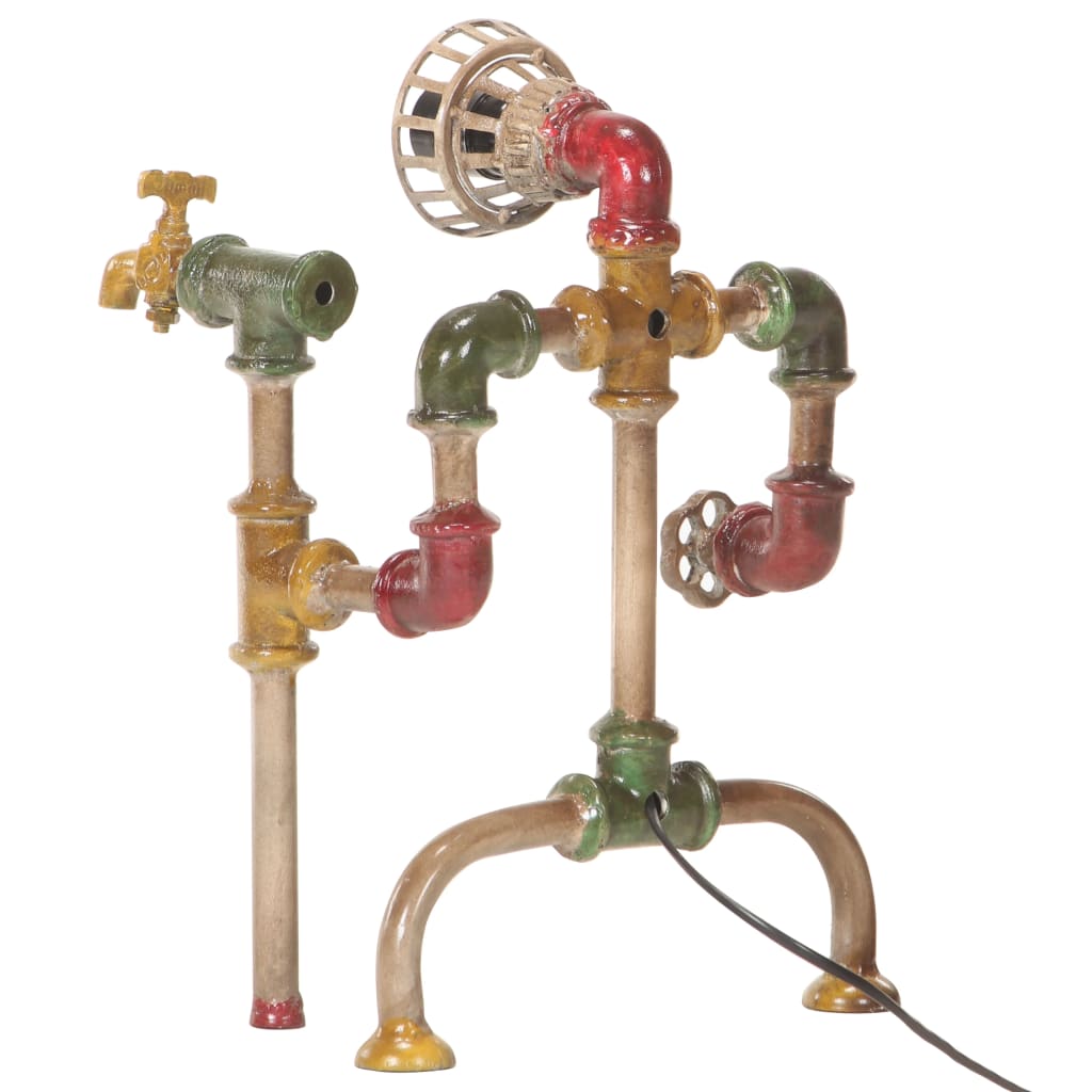 Standleuchte Industriestil Wasserrohr-Design Eisen