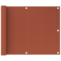 Thumbnail for Balkon-Sichtschutz Terracotta-Rot 75x600 cm HDPE