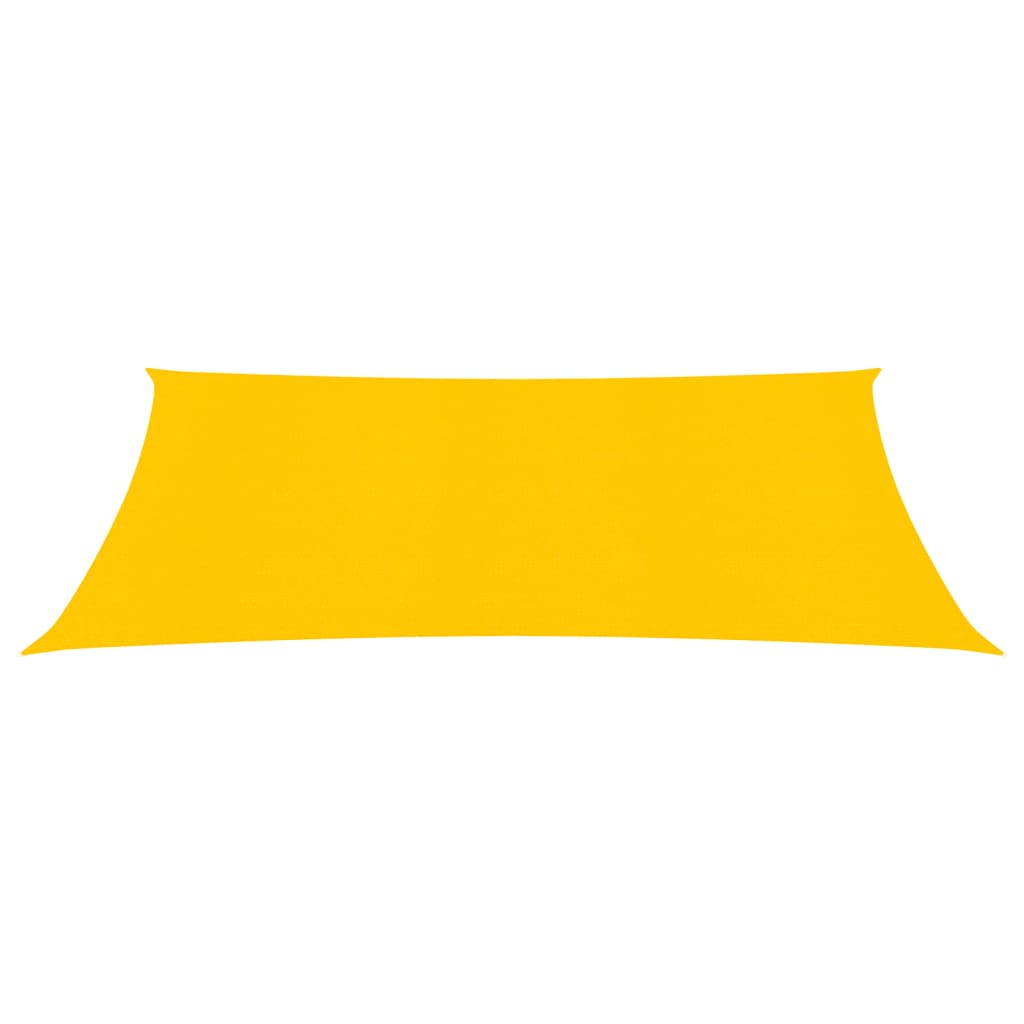 Sonnensegel 160 g/m² Gelb 2,5x4 m HDPE
