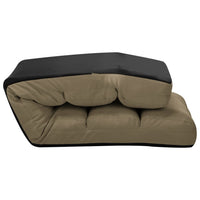 Thumbnail for Bodenstuhl Faltbar Cappuccino-Braun Kunstleder