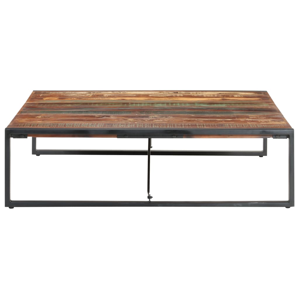 Couchtisch 140x140x40 cm Recyceltes Massivholz