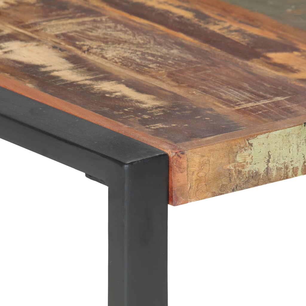Couchtisch 140x140x40 cm Recyceltes Massivholz
