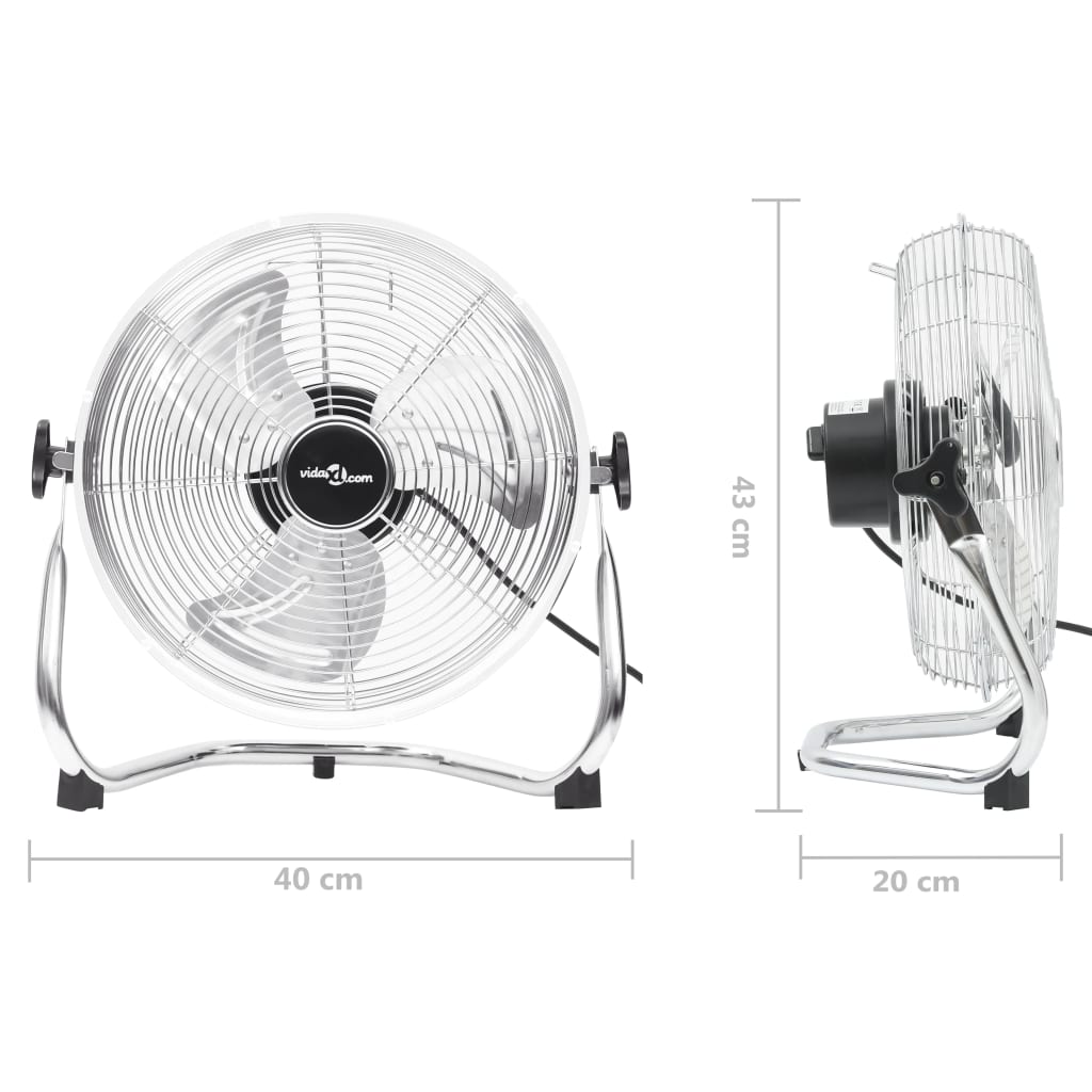 Bodenventilator 3 Geschwindigkeitsstufen 40 cm 40 W