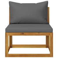 Thumbnail for 3-tlg. Garten-Lounge-Set mit Kissen Massivholz Akazie