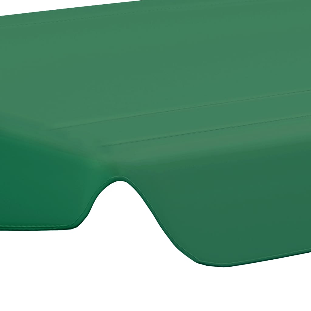 Ersatzdach für Hollywoodschaukel Grün 188/168x110/145 cm