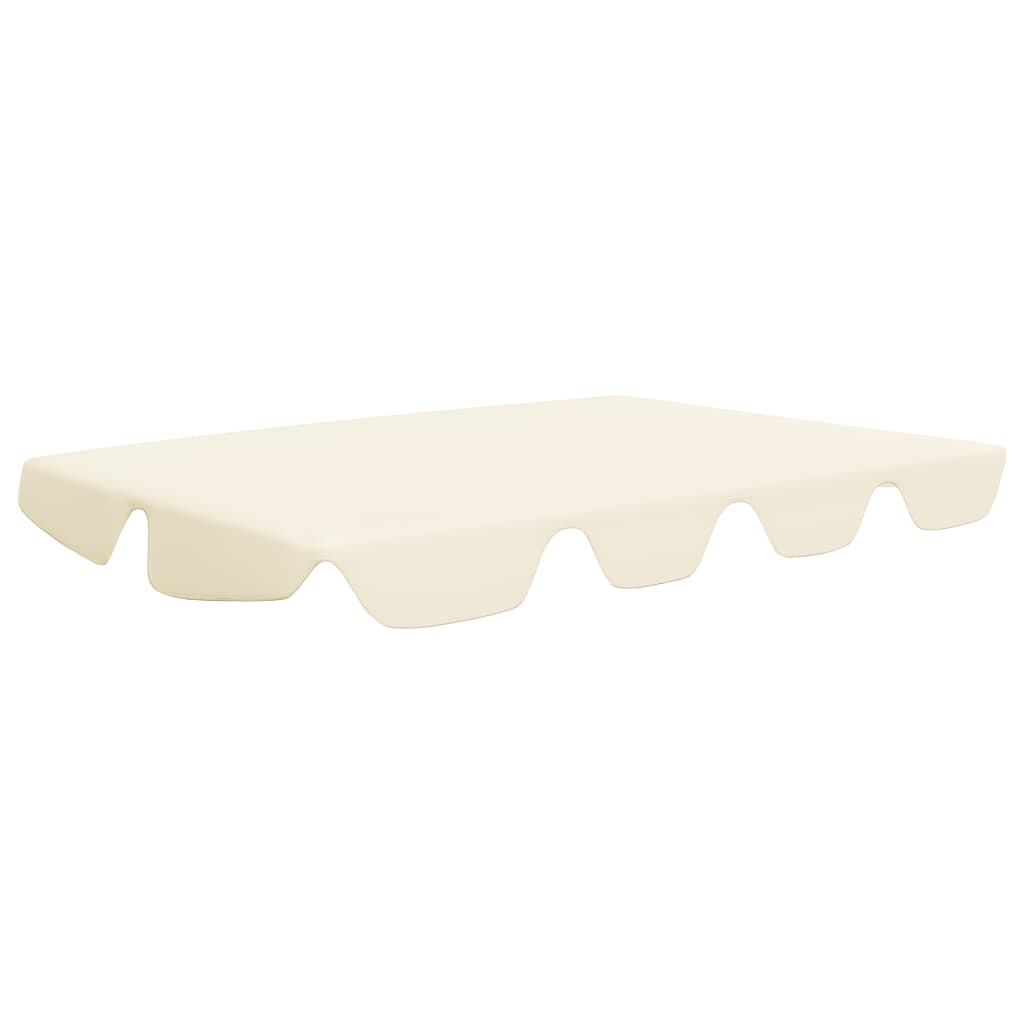 Ersatzdach für Hollywoodschaukel Creme 150/130x70/105 cm