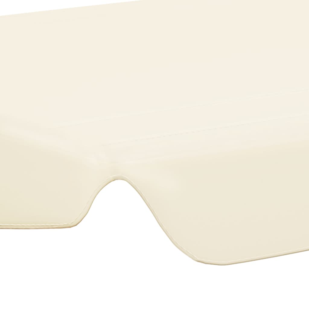 Ersatzdach für Hollywoodschaukel Creme 150/130x70/105 cm
