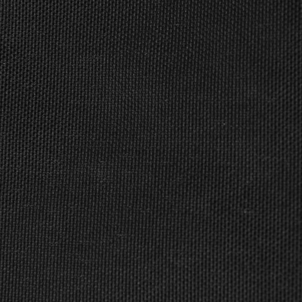 Sonnensegel Oxford-Gewebe Dreieckig 3,5x3,5x4,9 m Schwarz