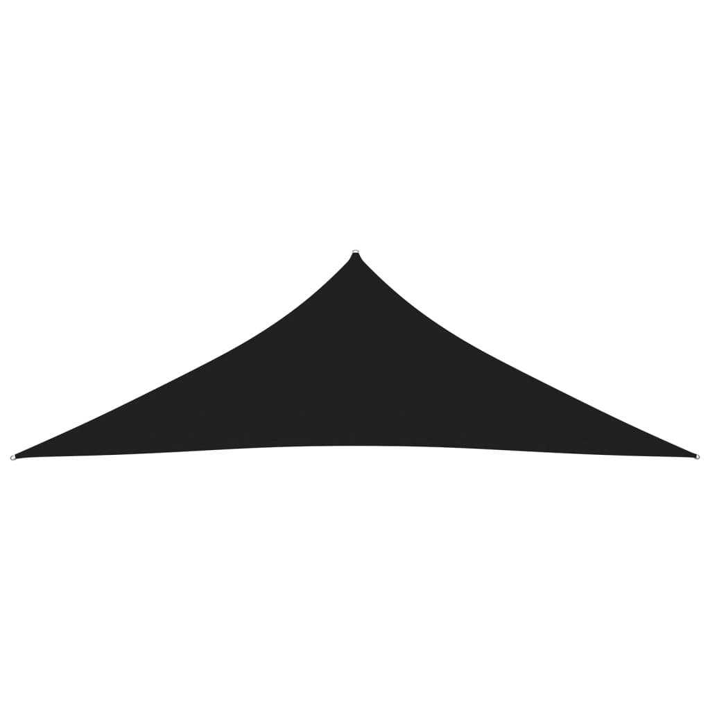 Sonnensegel Oxford-Gewebe Dreieckig 3,5x3,5x4,9 m Schwarz