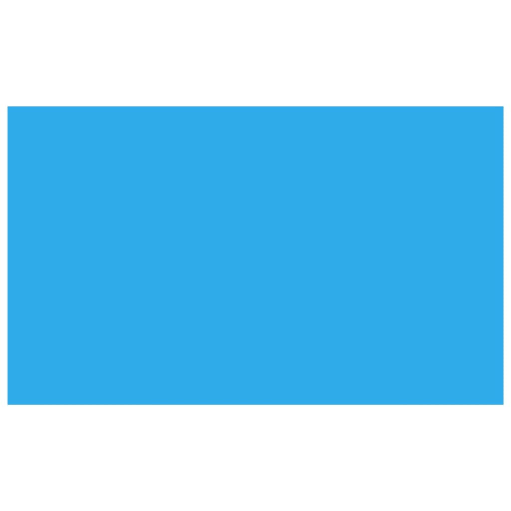 Rechteckige Poolabdeckung 1000x600 cm PE Blau