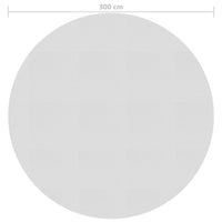 Thumbnail for Treibende Pool-Solarplane PE 300 cm Grau