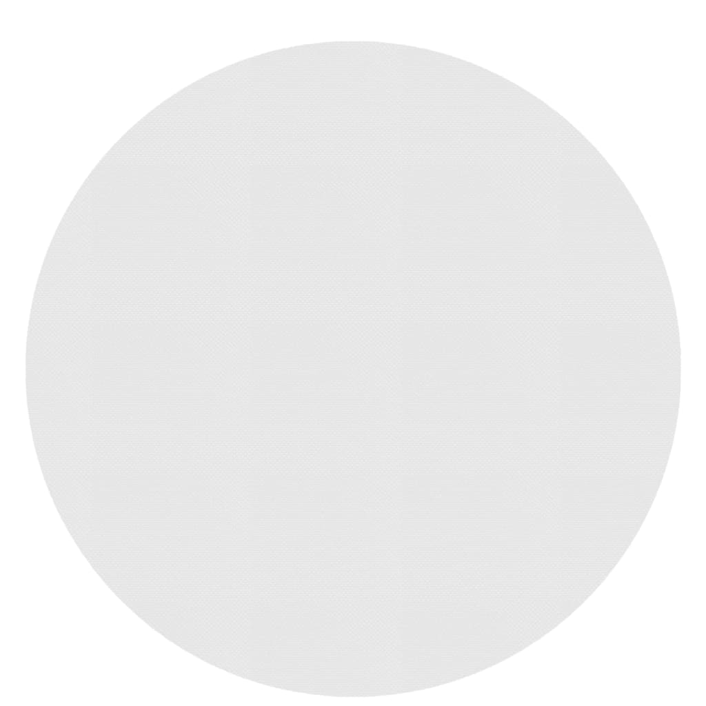 Treibende Pool-Solarplane PE 381 cm Grau